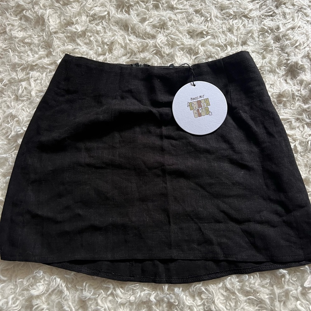 NWT princess Polly Selby black mini skirt size 4